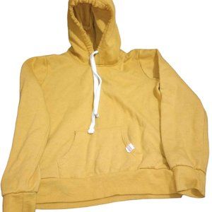 Yellow Hoodie Sweatshirt - Women's Small